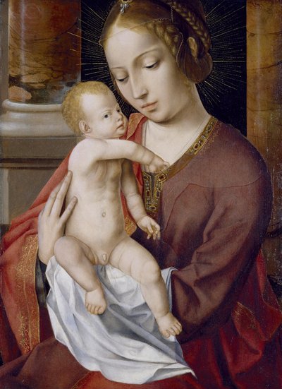 Virgin and Child by Master of Holy the Blood